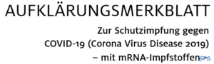 Aufklärung Covid-19-Impfung mRNA